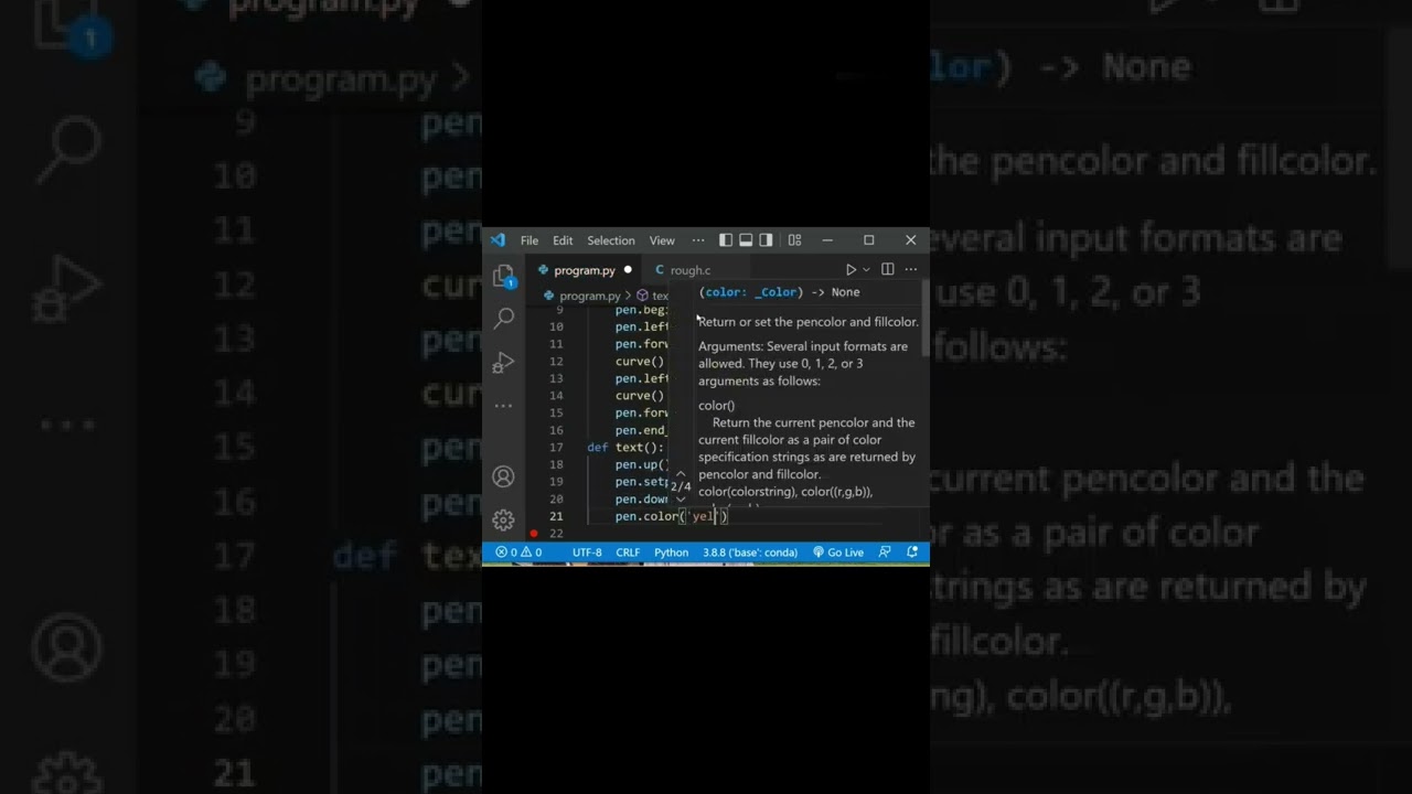 How to draw #heart in #python