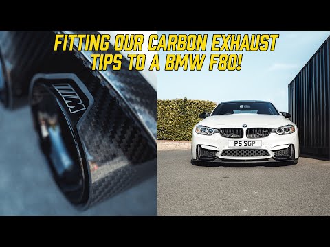 CT CARBON | BMW F80 | HOW TO FIT CARBON EXHAUST TIPS ON A F80/F82/F83/F87!