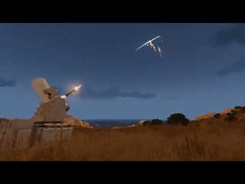NBS Mantis C-RAM - us army air assault Air Defense in Action - Shooting down F-22 Raptor Jets - 4