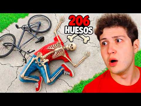 Me ROMPO los 206 HUESOS como un BIKER PROFESIONAL! 🚴‍♂️🦴