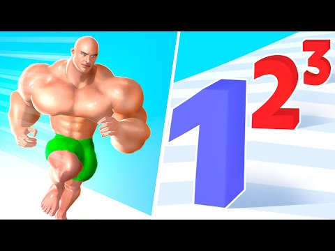 Number Master 🆚 Muscle Rush🧿🌺🌈Walkthrough Android IOS 2025 New Update Gameplay RF90