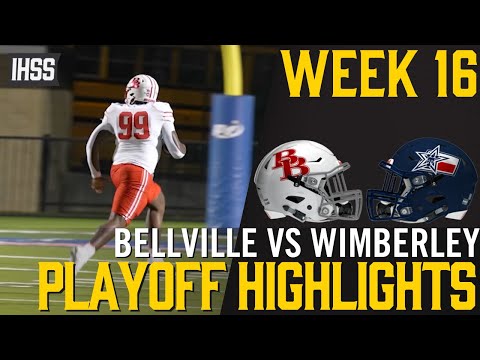 Bellville vs Wimberley - 2023 Week 16 Football Highlights