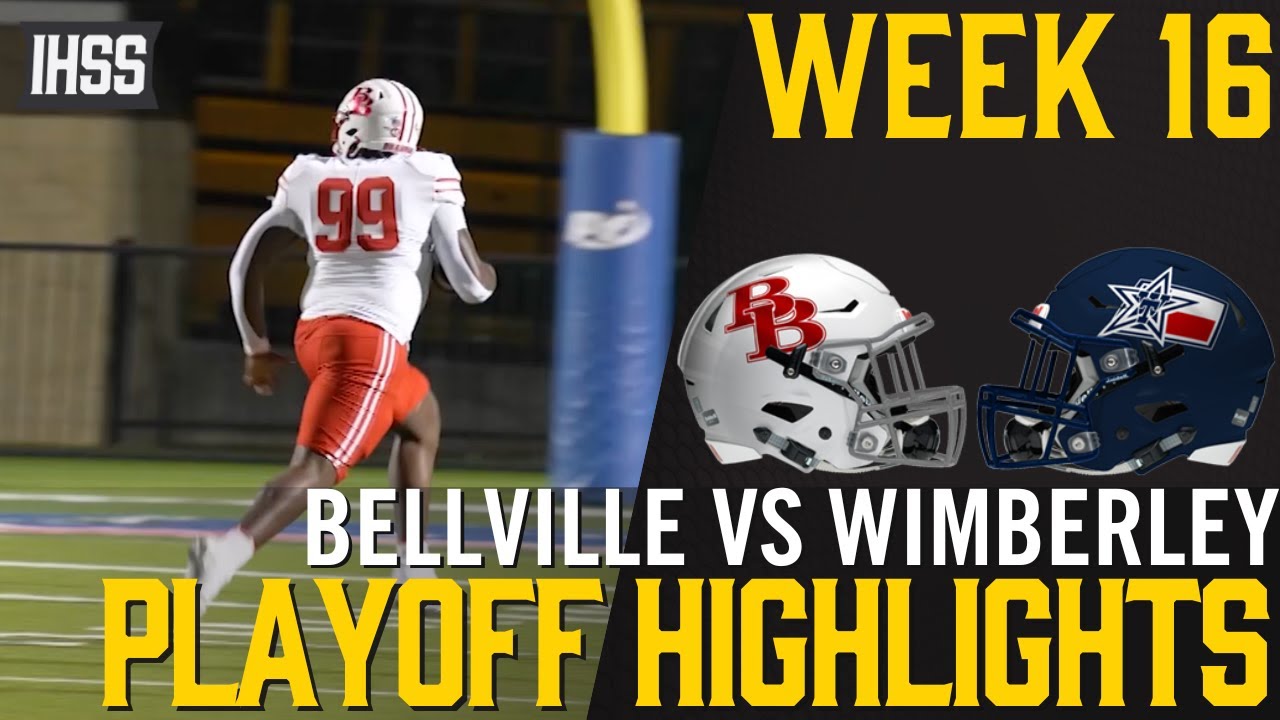 Bellville vs Wimberley - 2023 Week 16 Football Highlights