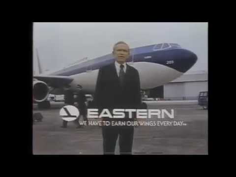 1981 Eastern Airlines Commericail with an A300