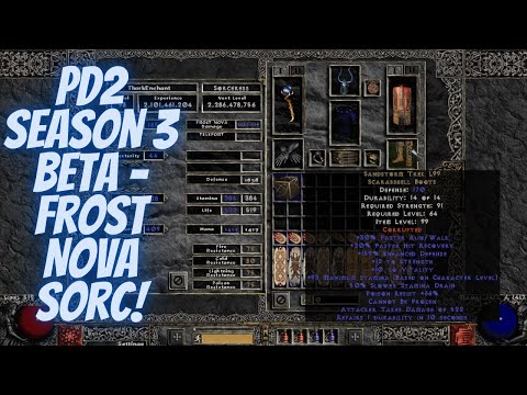 Project Diablo 2 - Season 3 Beta Testing - Frost Nova Sorc