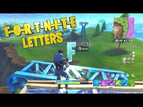 How To Find F O R T N I T E Letter Locations In Season 4 - fortnite letters locations tomato town treasure map fortnite season 4 challenges fortnite wins