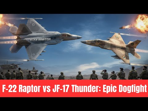 F-22 Raptor vs JF-17 Thunder: Epic Dogfight Showdown!