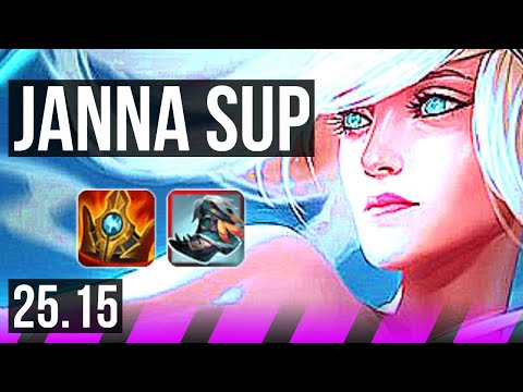 JANNA & Smolder vs PANTHEON & Sivir (SUP) | Dominating | KR Master | 25.15