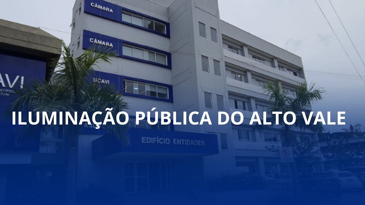 Iluminação pública do Alto Vale. Audiência Pública discute PPP para 23 municípios