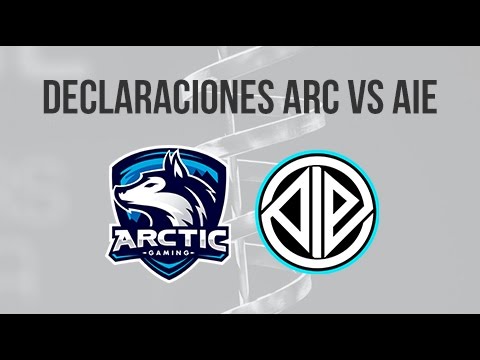 Declaraciones Arctic Gaming vs AIE Gaming #ESLMastersCS
