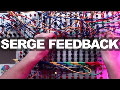 Serge Modular Synth Chaotic Ping Feedback #TTNM
