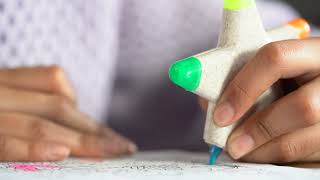 Preview video - Crea, diseña e inspírate💭 con nuestro resaltador Star, hecho con paja de trigo eco-friendly.♻️5 colores diferentes para que llenes tus ideas de vida.