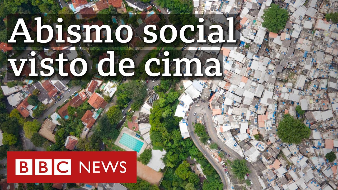 A desigualdade vista do alto em imagens impressionantes