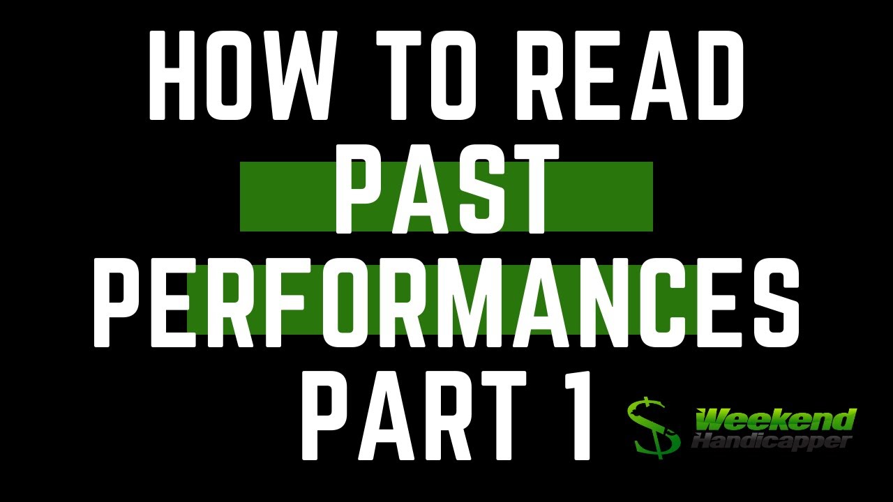 How to Read Past Performances in Horse Racing Part 1