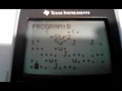 Displaying "Just another TI" with text sprites