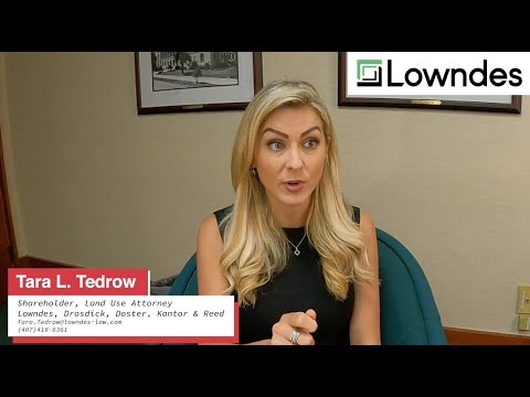 Land Use Segment IV of IV - Central Florida Land Vlog: Utilities - Requirement for Development