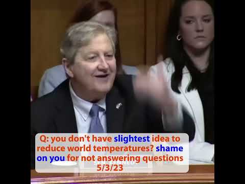 Q: You Don't Have Slightest Idea Reduce World Temperatures? Shame On You For Not Answering