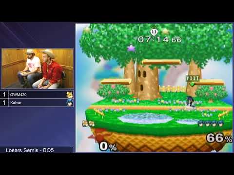 MMOM174 SSBM - GWM420 (Fox, Falco) vs. Kalvar (Marth) - Melee LSF