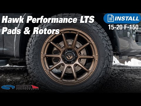 Give Your F-150 the Stopping Power It Needs with Hawk Performance LTS Pads & Talon Rotors!