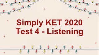 SIMPLY A2 | LISTENING | TEST 4