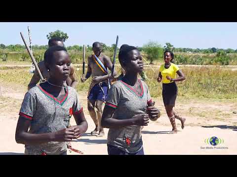 Wodhia cultural group in Bor, South Sudan.