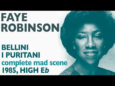 Faye Robinson - Bellini: I PURITANI, Complete mad scene, NYCO 1985, High E-flat