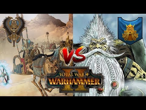 Tomb Kings vs Dwarfs | Rise of the Tomb Kings Multiplayer Preview - Total War Warhammer 2