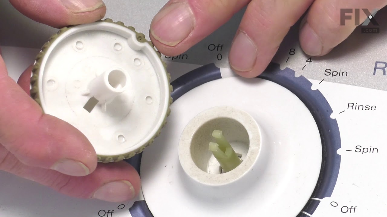 Replacing your Maytag Washer Timer Knob