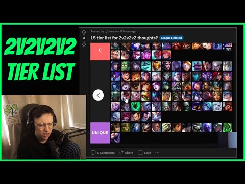 Caedrel Reacts To LS' 2v2v2v2 Tierlist
