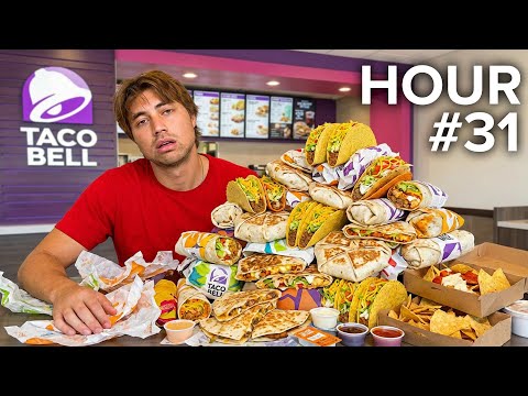 I Can't Leave Taco Bell Until I Eat The Entire Menu