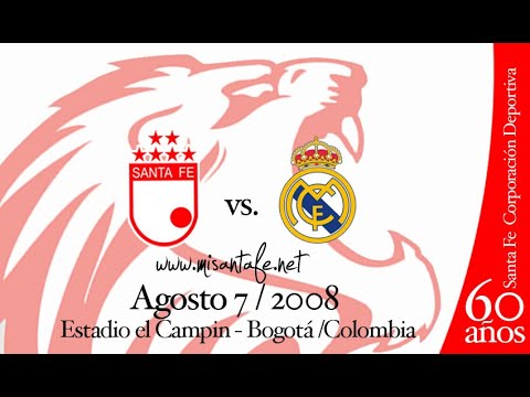LOST MEDIA RESTAURADA - Independiente Santa Fe vs Real Madrid [Partido Completo + Previa]