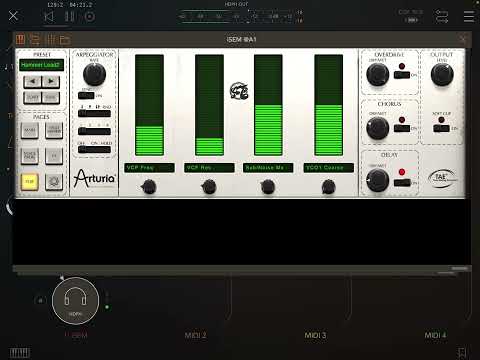 Transposing Euclidean Sequencer (4Pockets) with StepBud (Cem Olcay). Rozeta Scaler receives MIDI CC.
