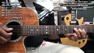 HOTEL CALIFORNIA The Eagles Guitar Lesson Picking &amp; EASY CHORDS  @EricBlackmonGuitar GUITAR LESSONSâao