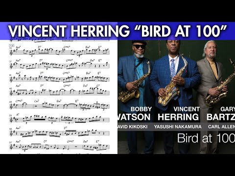 Vincent Herring on "Klactoveedsedstene" - Alto Saxophone Solo Transcription (Eb)