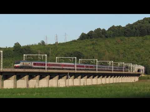 E402 027 Ponzano Romano Euronight per Vienna e Monaco