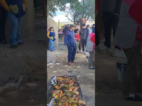 #curanto cocinado en el 8°Encuentro #gastronómico #ancestral Gualjaina 2025 #patagonia #cultura