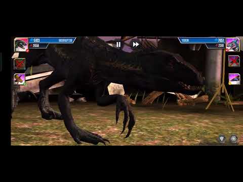 INDORAPTOR VS YUDON / JURASSIC WORLD THE GAME #1420