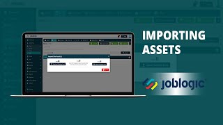 Importing assets in bulk into Joblogic