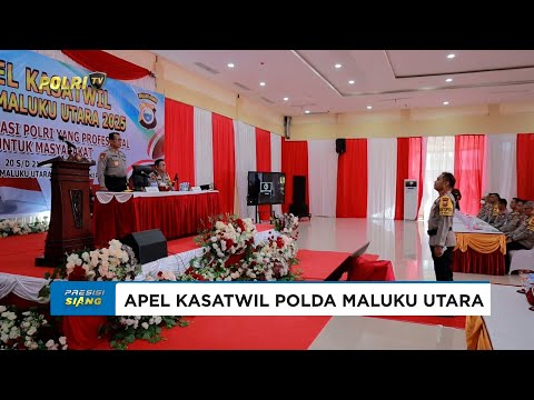 POLDA MALUKU UTARA GELAR APEL KASATWIL DORONG TRANSFORMASI POLRI