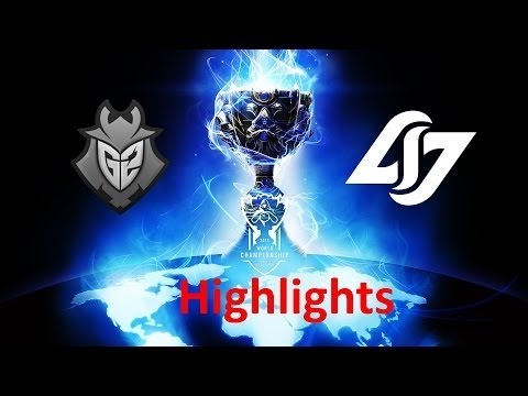 G2 VS CLG HIGHLIGHTS - LoL Worlds Championships 2016