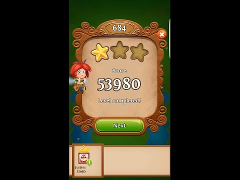 Blossom Blast Saga Level 684