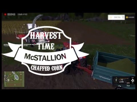 Farming Simulator 15 Gold Sosnovka Map Time-Lapse Chaffed Corn