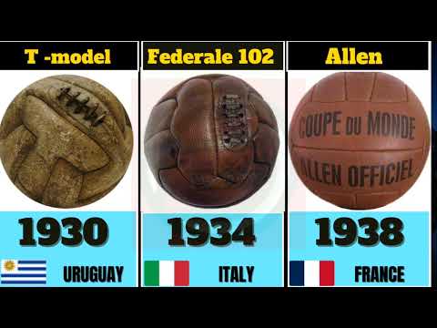 EVOLUTION OF THE FIFA WORLD CUP BALL 1930 - 2022