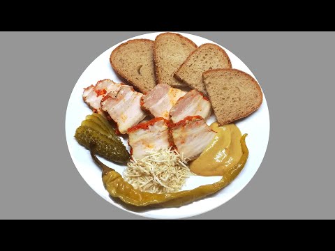 Paprikový bůček s česnekem recept