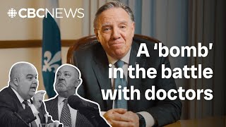 Quebec ‘won’t give in’ to doctors as premier threatens bill to end conflict over their pay