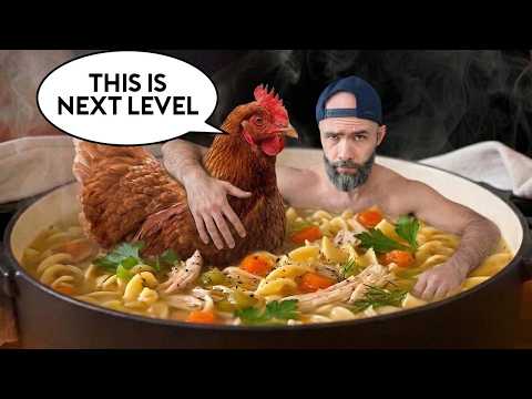 From Lipton Packets to a $44 Heritage Chicken Consommé: Babish Builds 10 Levels of Chicken Noodle Soup