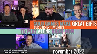 10 Solo Board Games We Are Playing Right Now | Panel Discussion
