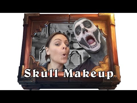 Halloween Skull Make Up - Surprise Saturday Stream!