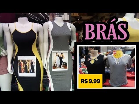 TOUR NO BRÁS• FEIRA DE ROUPAS NA RUA TIERS • MODA VERÃO #bras #brás #moda Video