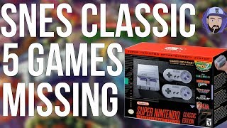 SNES Classic Edition: 5 Games MISSING! | RGT 85